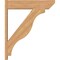Ekena Millwork Funston Slat Smooth Outlooker, Western Red Cedar, 7 1/2"W x 32"D x 38"H OUT08X32X38FST06SWR - alternate 4